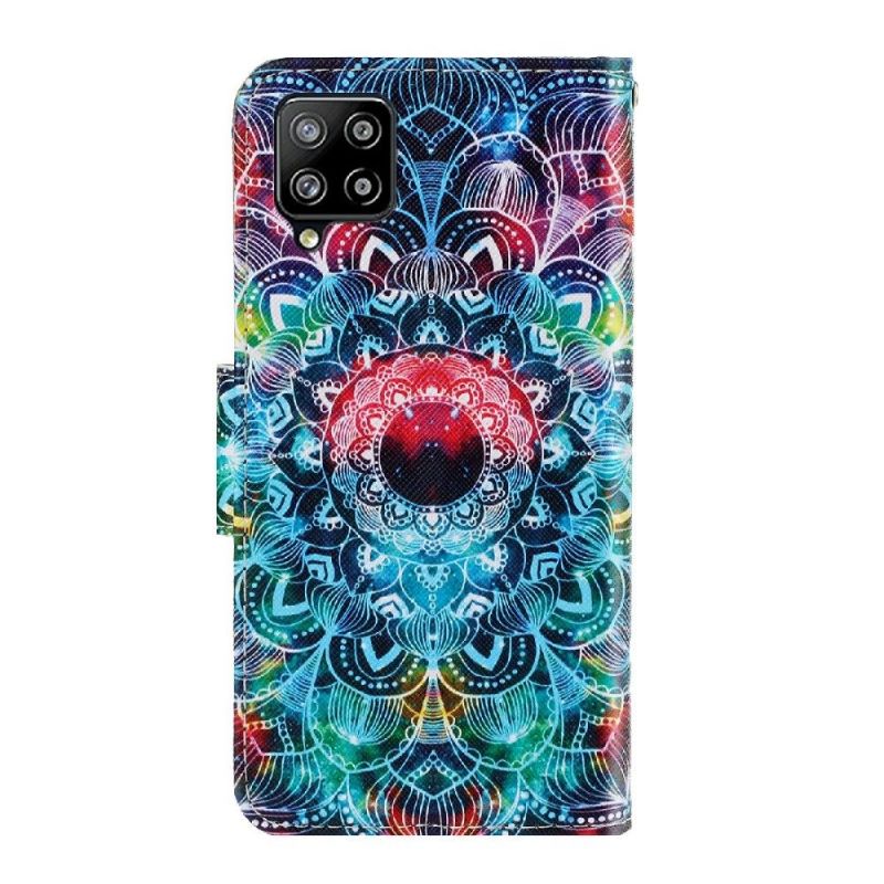 Flipové Pouzdro Na Samsung Galaxy A22 4G Barevná Mandala
