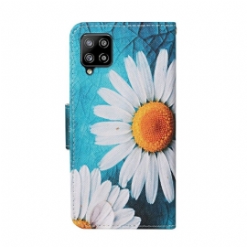 Flipové Pouzdro Na Samsung Galaxy A22 4G Daisy