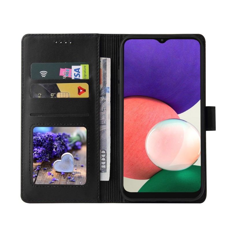 Flipové Pouzdro Na Samsung Galaxy A22 4G Držák Karet Řady 009