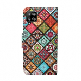 Flipové Pouzdro Na Samsung Galaxy A22 4G Mandalový Kaleidoskop