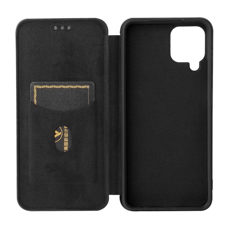 Flipové Pouzdro Na Samsung Galaxy A22 4G Umělá Kůže Ve Stylu Uhlíkových Vláken