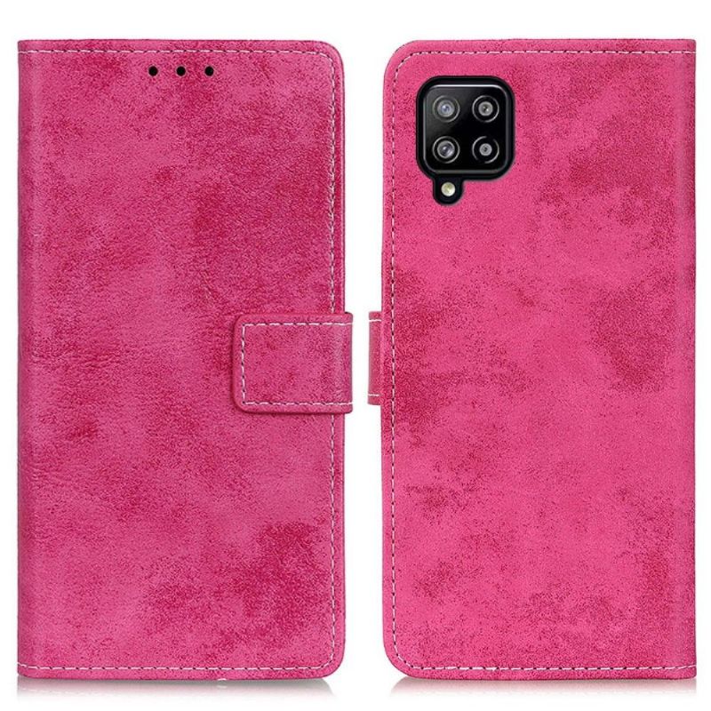 Kožené Pouzdro Na Samsung Galaxy A22 4G Cyrius Faux Leather Vintage