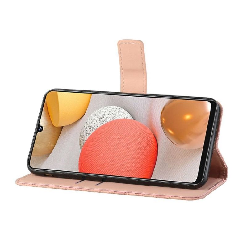 Kožené Pouzdro Na Samsung Galaxy A22 4G Kaleidoskop Z Umělé Kůže