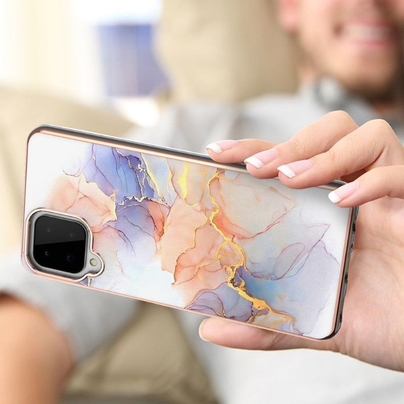 Kryt Na Samsung Galaxy A22 4G Barevný Mramor