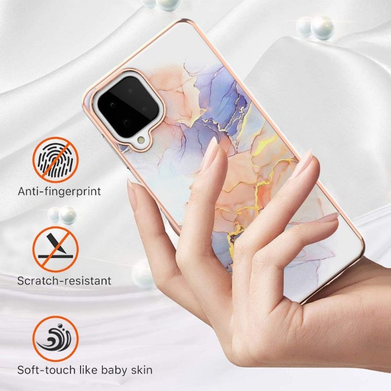 Kryt Na Samsung Galaxy A22 4G Barevný Mramor