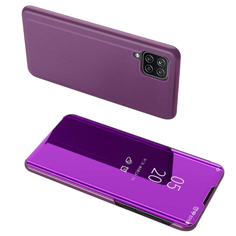 Kryt Na Samsung Galaxy A22 4G Flipové Pouzdro Zrcadlový Efekt