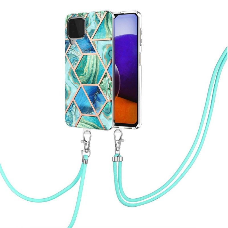 Kryt Na Samsung Galaxy A22 4G Na Lana Geometrické