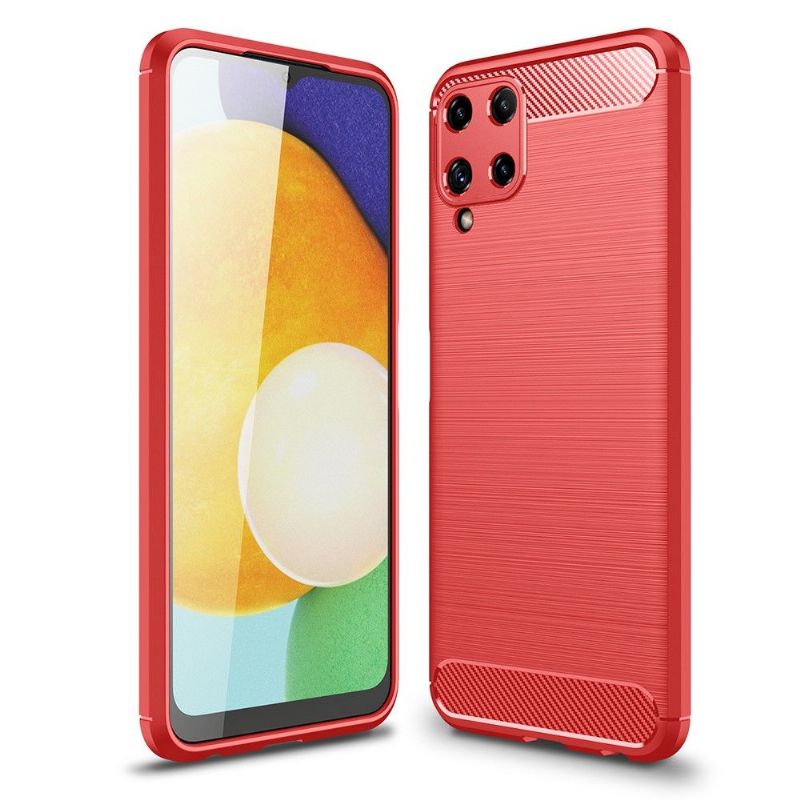 Kryty Na Mobil Na Samsung Galaxy A22 4G Flexibilní Kartáčovaný Efekt
