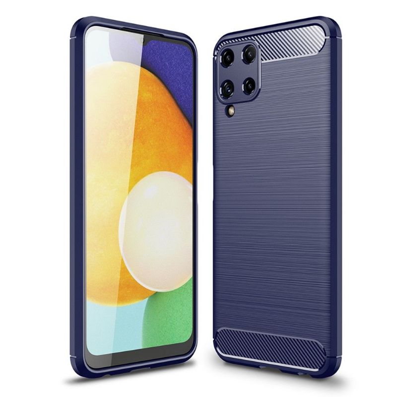 Kryty Na Mobil Na Samsung Galaxy A22 4G Flexibilní Kartáčovaný Efekt