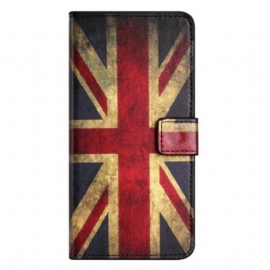 Flipové Pouzdro Na OnePlus 10T 5G Vintage Anglická Vlajka
