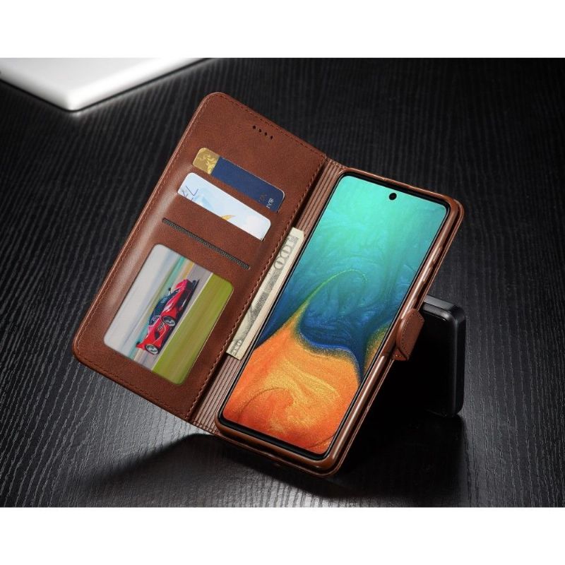 Kožené Pouzdro Folio Na Samsung Galaxy A31 Flipové Pouzdro Lc.imeeke Umělá Kůže