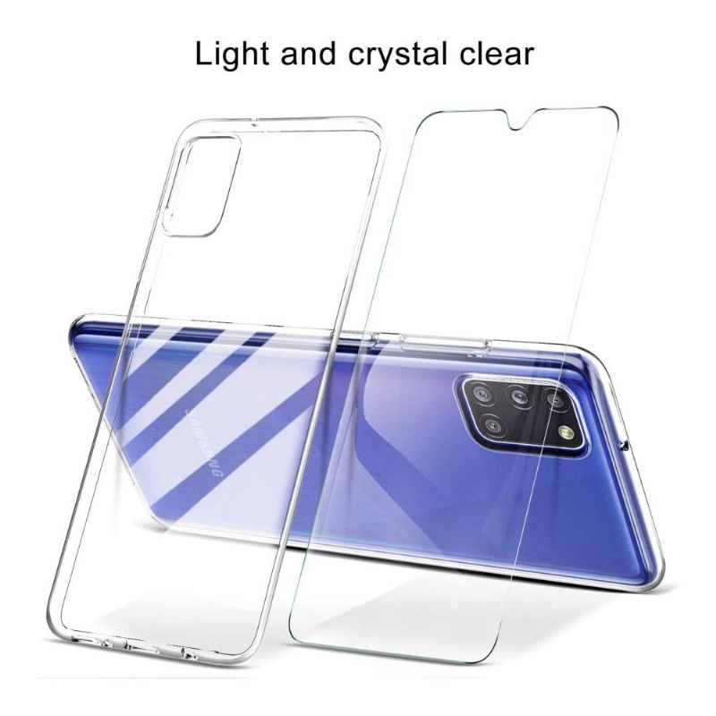 Pouzdro + Ochranná Fólie Z Tvrzeného Skla Pro Samsung Galaxy A31