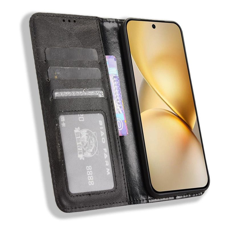 Kožené Pouzdro Vivo X200 Kryty Na Mobil Vintage Okraj