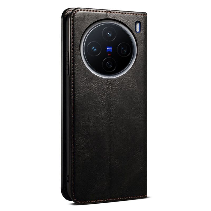 Kožené Pouzdro Vivo X200 Kryty Na Mobil Voskovaná Umělá Kůže