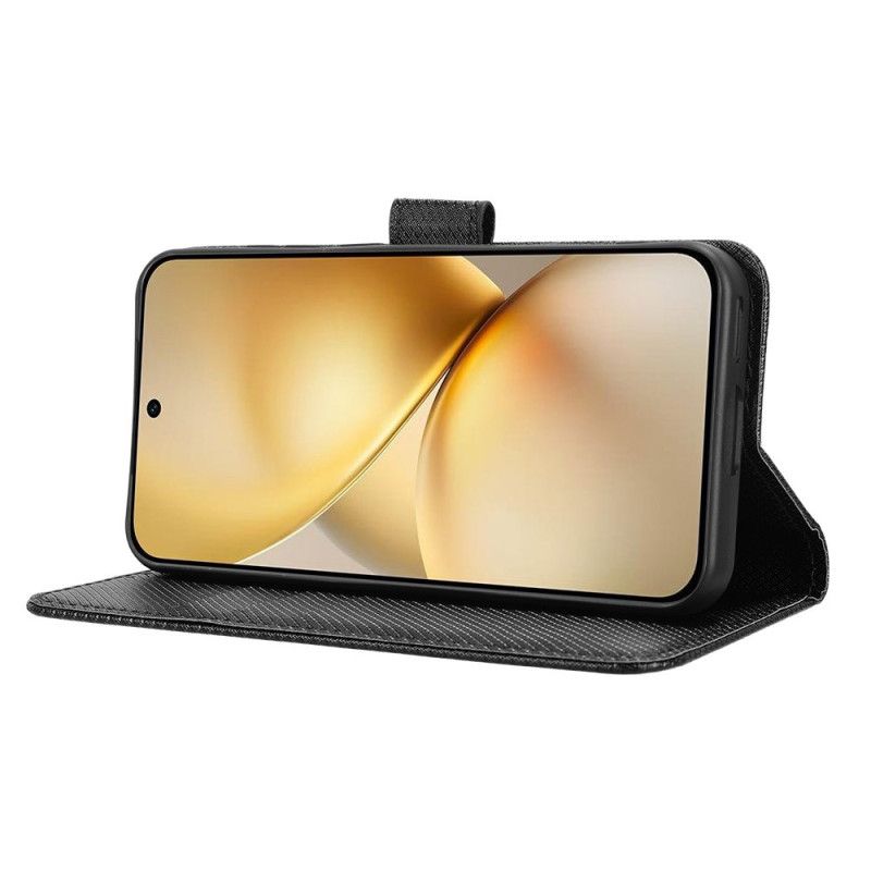 Kožený Kryt Vivo X200 Diamantová Textura