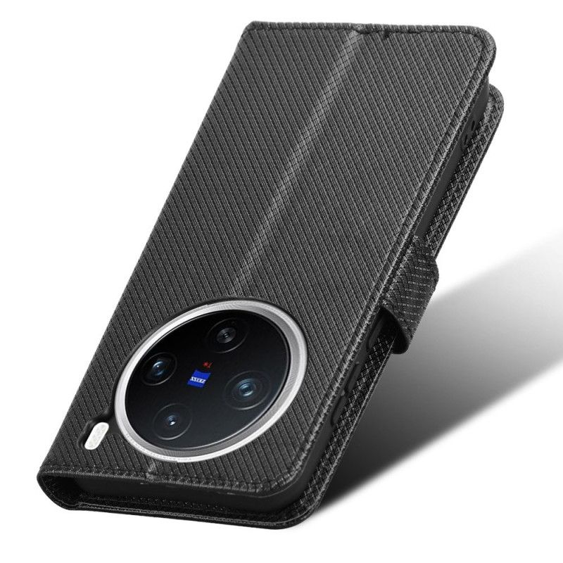 Kožený Kryt Vivo X200 Diamantová Textura