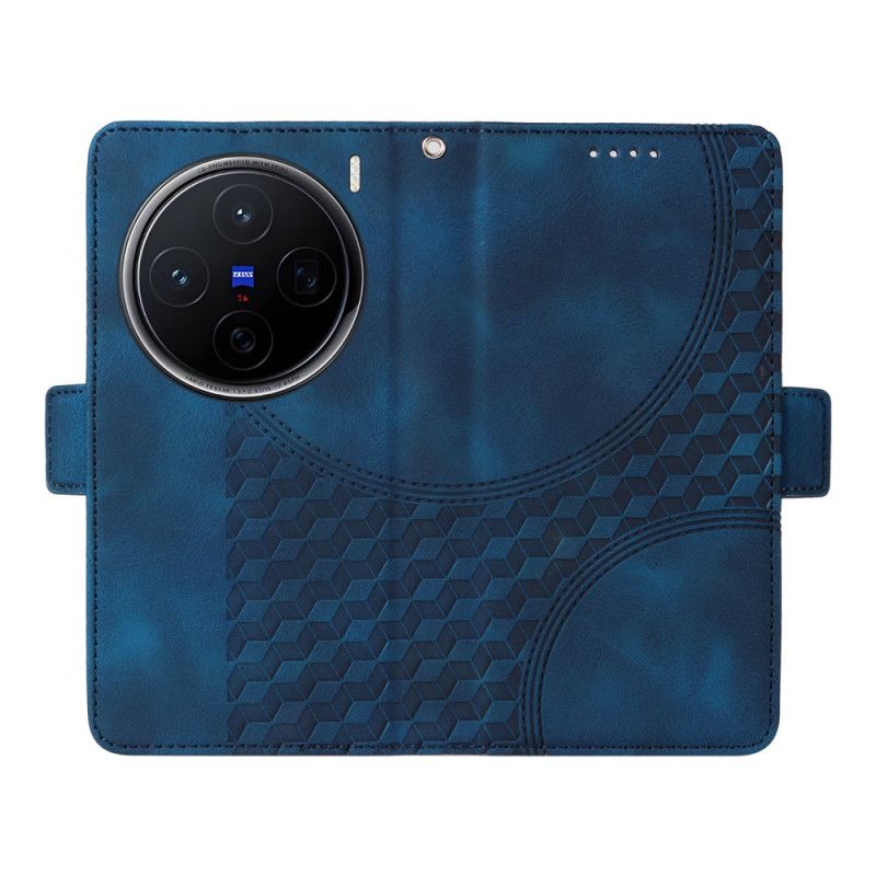 Kožený Kryt Vivo X200 Vzor Hvězd