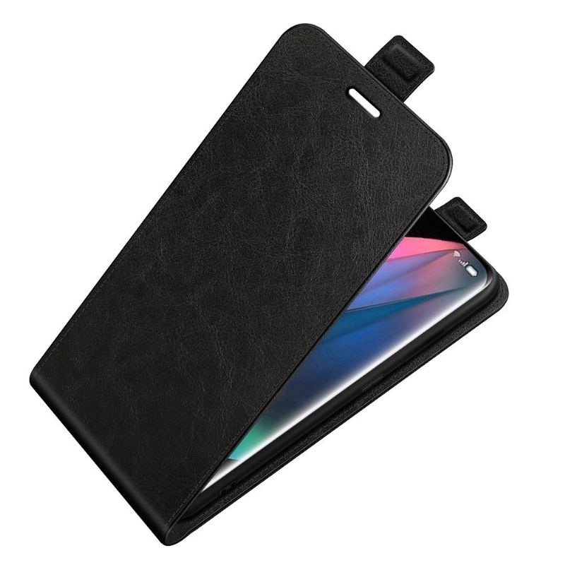 Flipové Pouzdro Na Oppo Find X3 Pro Kožené Pouzdro Vertikální Umělá Kůže
