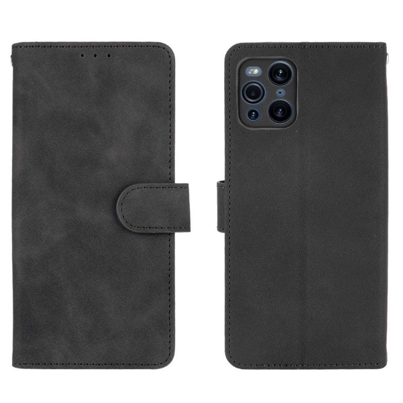 Flipové Pouzdro Na Oppo Find X3 Pro Měkký Dotek