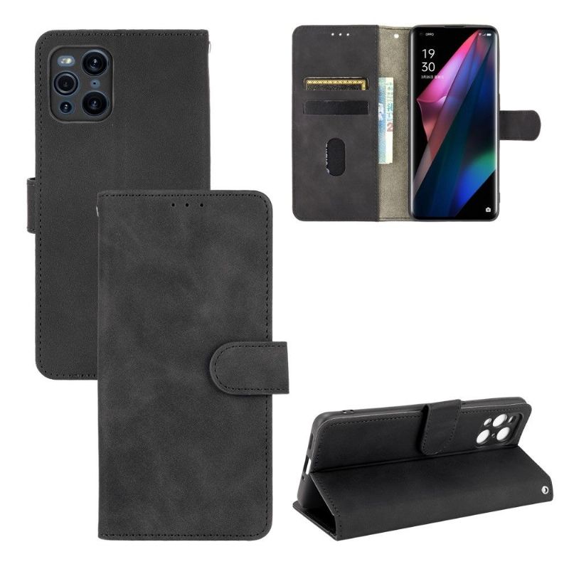 Flipové Pouzdro Na Oppo Find X3 Pro Měkký Dotek