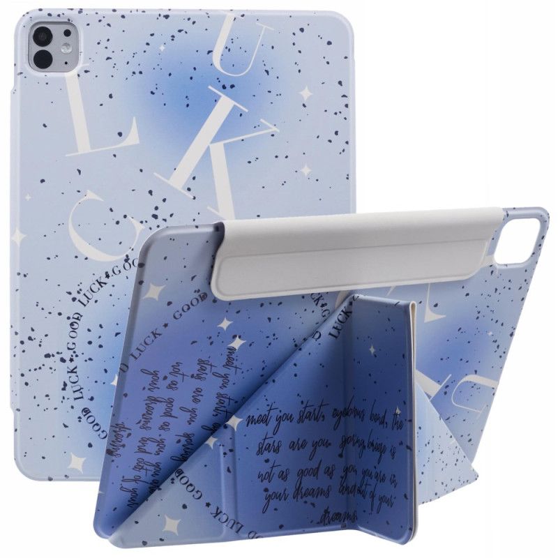 iPad Pro 13 (2024) Modrá Písmena Origami