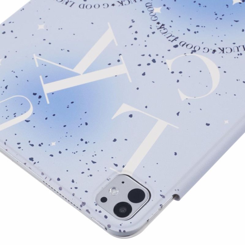 iPad Pro 13 (2024) Modrá Písmena Origami