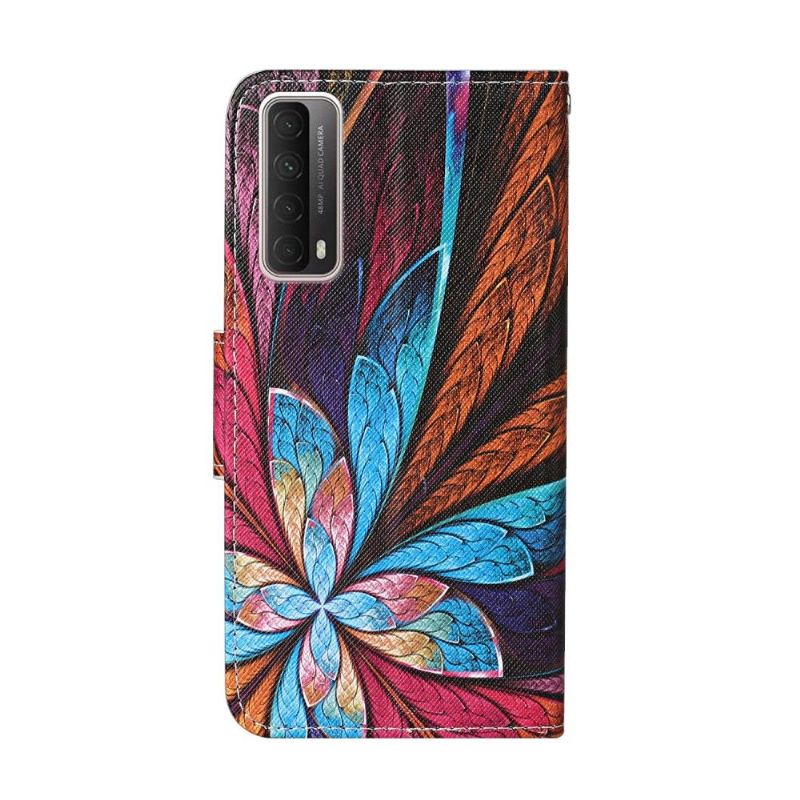 Flipové Pouzdro Na Huawei P Smart 2021 Barevné Listy