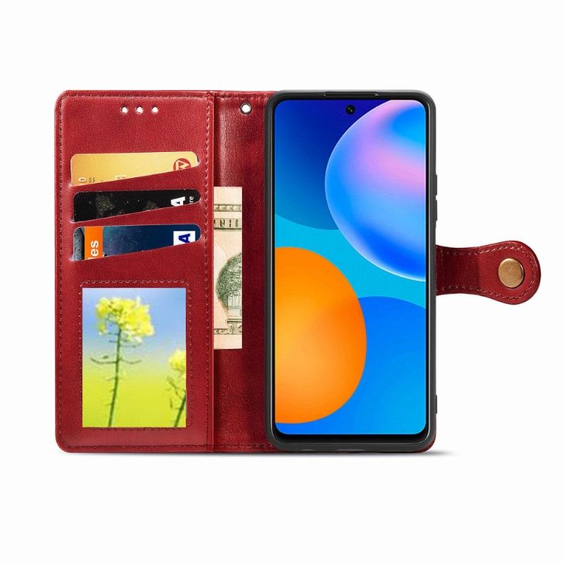 Flipové Pouzdro Na Huawei P Smart 2021 Držák Karty Indila Z Umělé Kůže