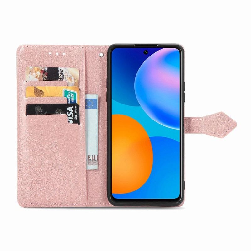 Flipové Pouzdro Na Huawei P Smart 2021 Držák Karty Mandala