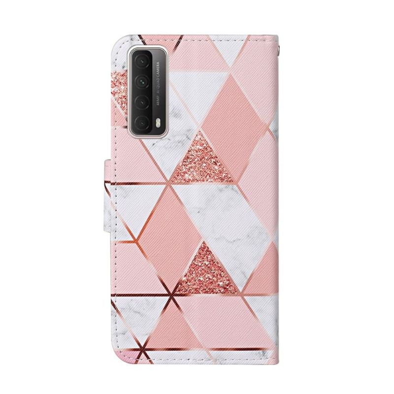 Flipové Pouzdro Na Huawei P Smart 2021 Elegantní Geometrie
