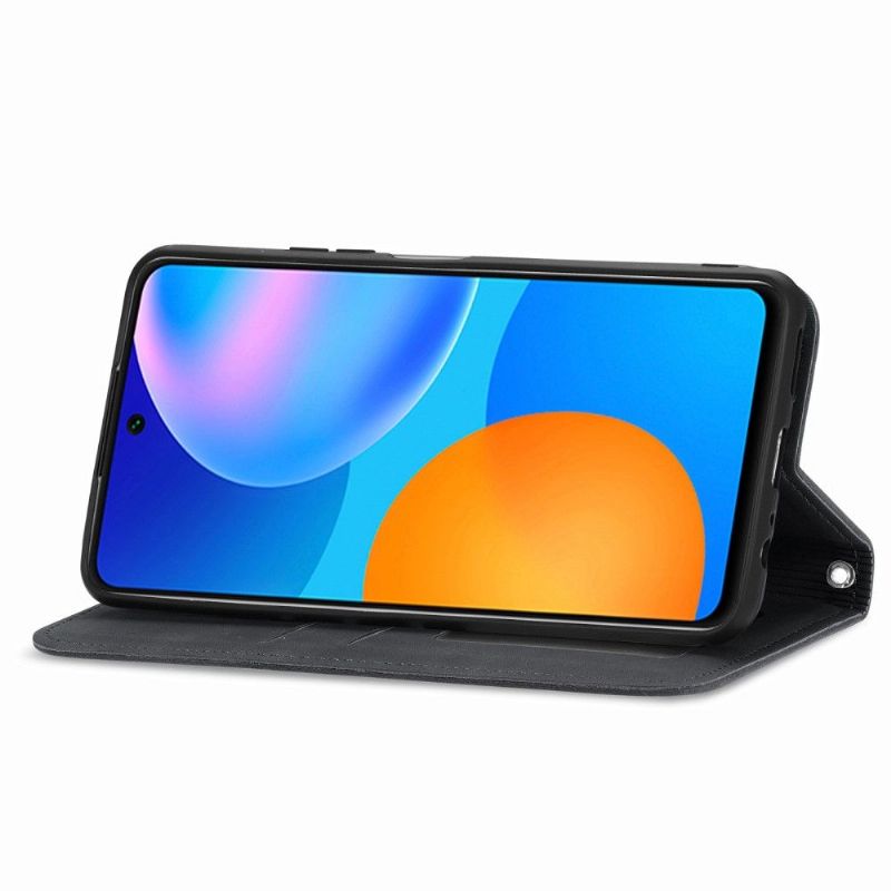 Flipové Pouzdro Na Huawei P Smart 2021 Obchodní Retro