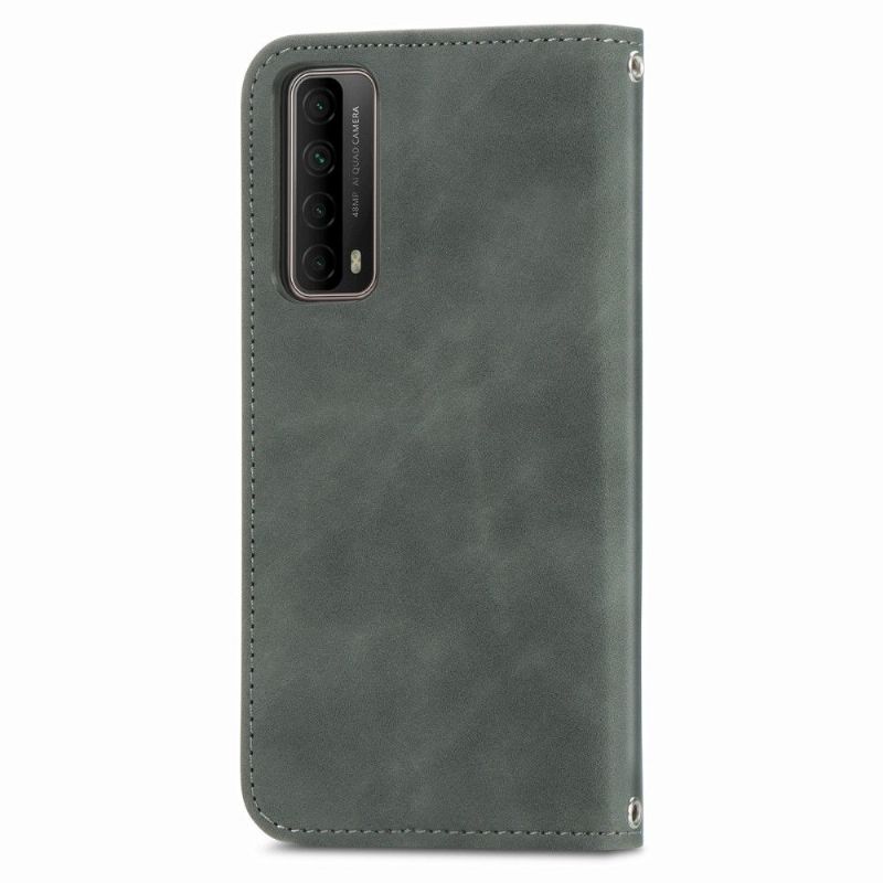 Flipové Pouzdro Na Huawei P Smart 2021 Obchodní Retro