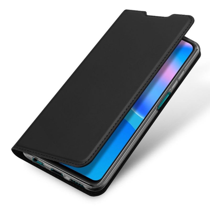 Flipové Pouzdro Na Huawei P Smart 2021 Obchodní Saténový Efekt