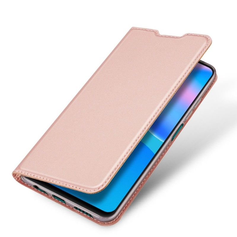 Flipové Pouzdro Na Huawei P Smart 2021 Obchodní Saténový Efekt
