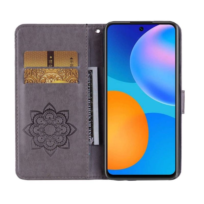 Flipové Pouzdro Na Huawei P Smart 2021 Reliéfní Sova