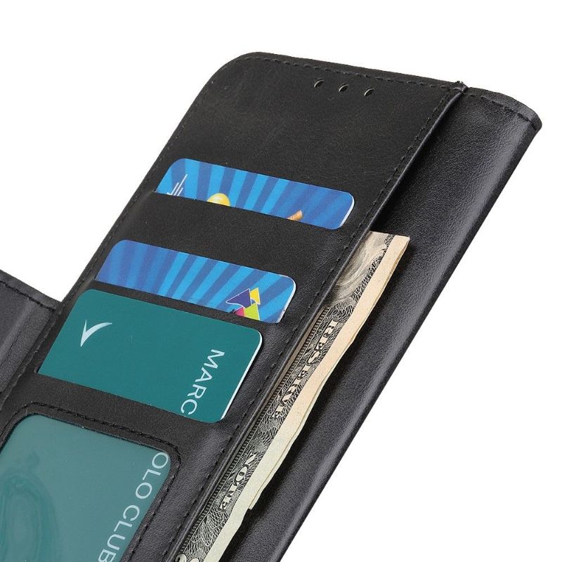 Kožené Pouzdro Folio Na Huawei P Smart 2021 Peněženkové Pouzdro Matný Kryt Z Umělé Kůže