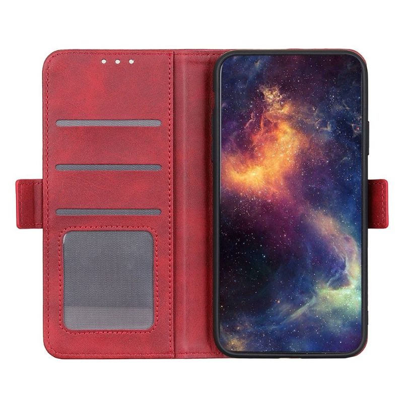 Kožené Pouzdro Folio Na Huawei P Smart 2021 Peněženkové Pouzdro Matný Kryt Z Umělé Kůže