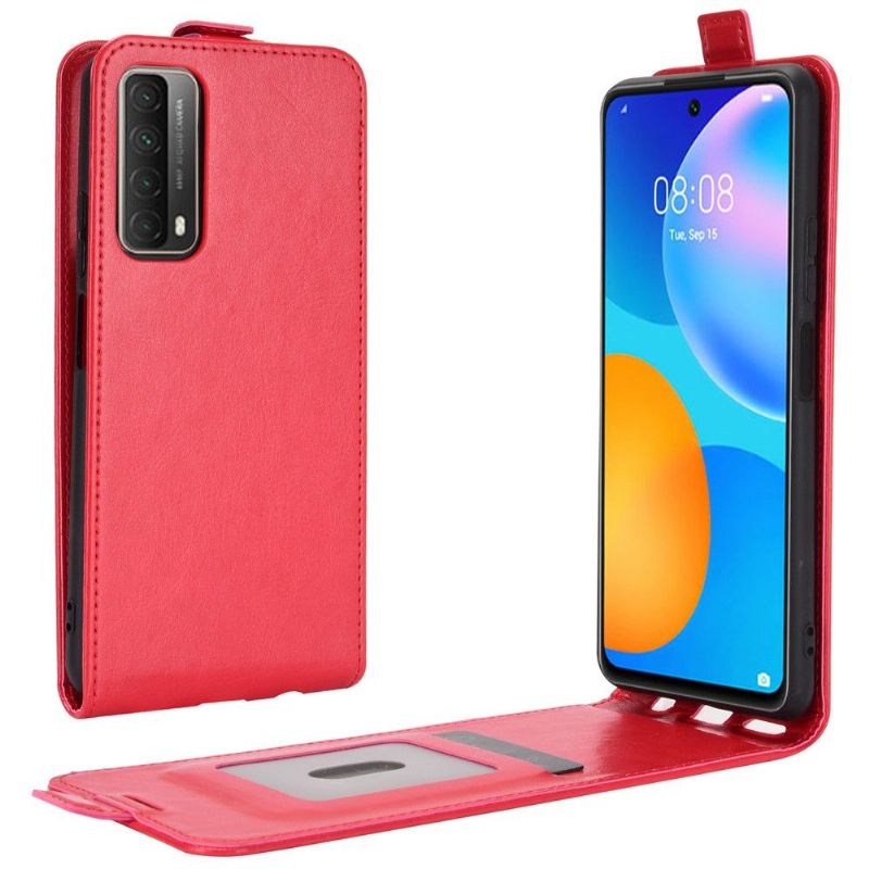 Kožené Pouzdro Na Huawei P Smart 2021 Flipové Pouzdro Vertikální Umělá Kůže