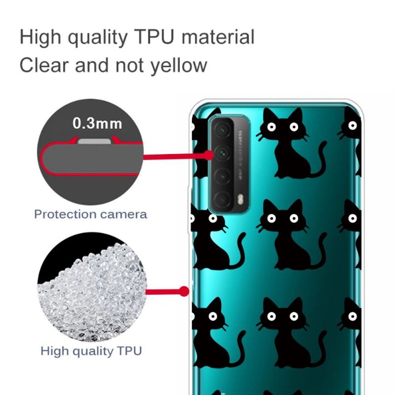 Kryt Na Huawei P Smart 2021 Černé Kočky
