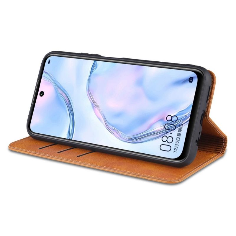 Pouzdra Na Huawei P Smart 2021 Peněženkové Pouzdro Umělá Kůže Azns