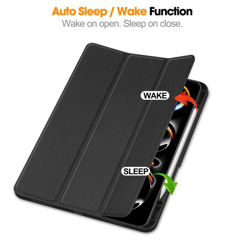 iPad Pro 13 (2025) Držák Stylusu Z Umělé Kůže