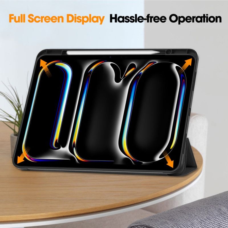 iPad Pro 13 (2025) Držák Stylusu Z Umělé Kůže