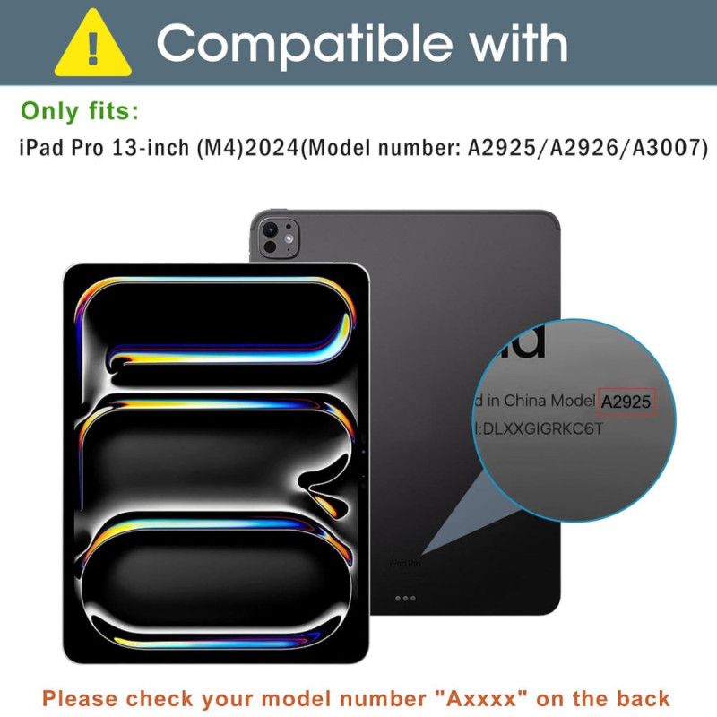 iPad Pro 13 (2025) Odnímatelný Magnetický Design