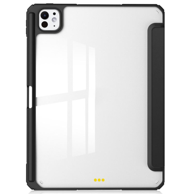 iPad Pro 13 (2025) Průhledné Pouzdro Z Umělé Kůže