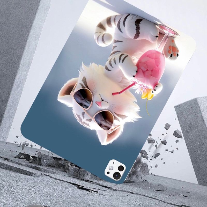 Kryt iPad Pro 13 (2025) Kryty Na Mobil Kreslený Tygr