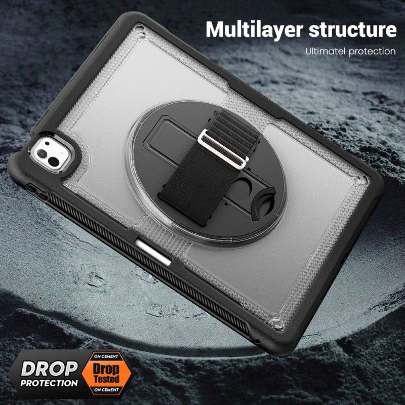 Kryt iPad Pro 13 (2025) Kryty Na Mobil Otočný Stojan A Odvod Tepla