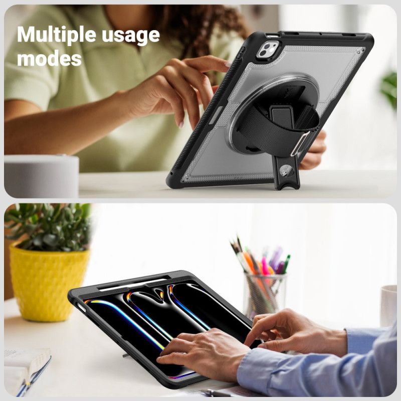 Kryt iPad Pro 13 (2025) Kryty Na Mobil Otočný Stojan A Odvod Tepla