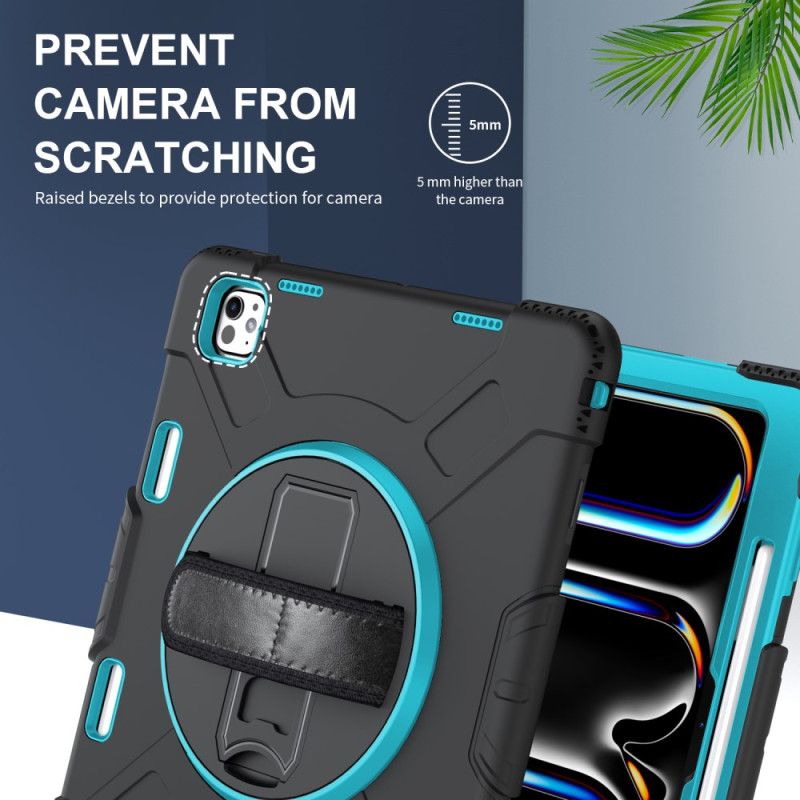 Kryt iPad Pro 13 (2025) Kryty Na Mobil Ultraodolný Stojánek A Ramenní Popruh