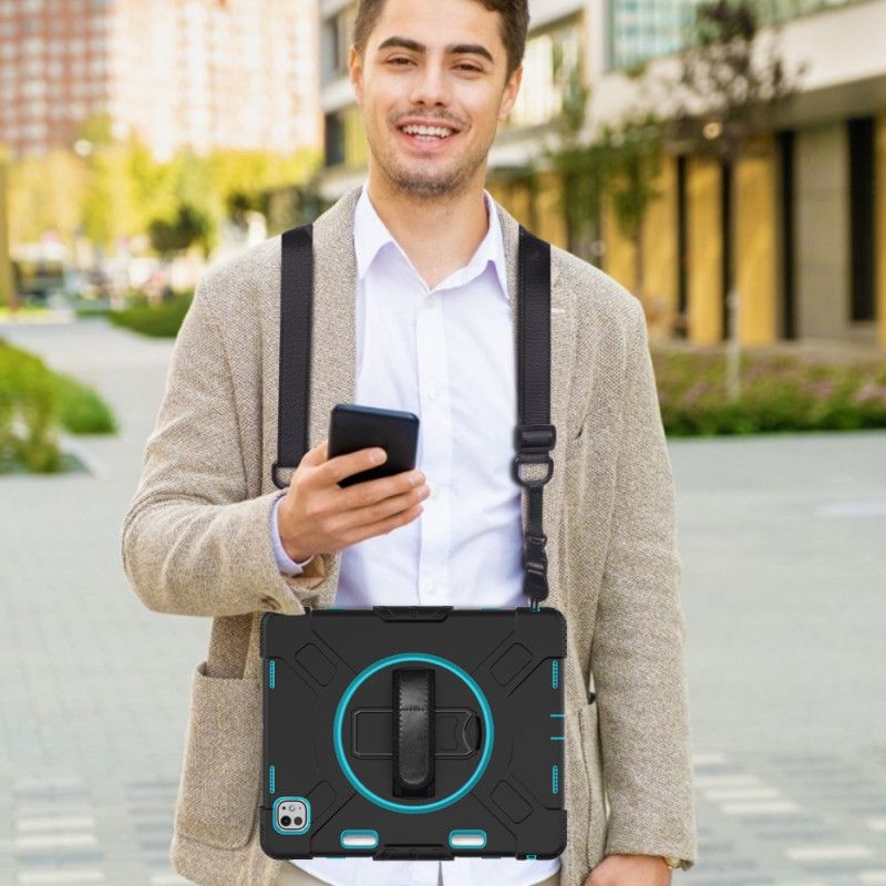 Kryt iPad Pro 13 (2025) Kryty Na Mobil Ultraodolný Stojánek A Ramenní Popruh