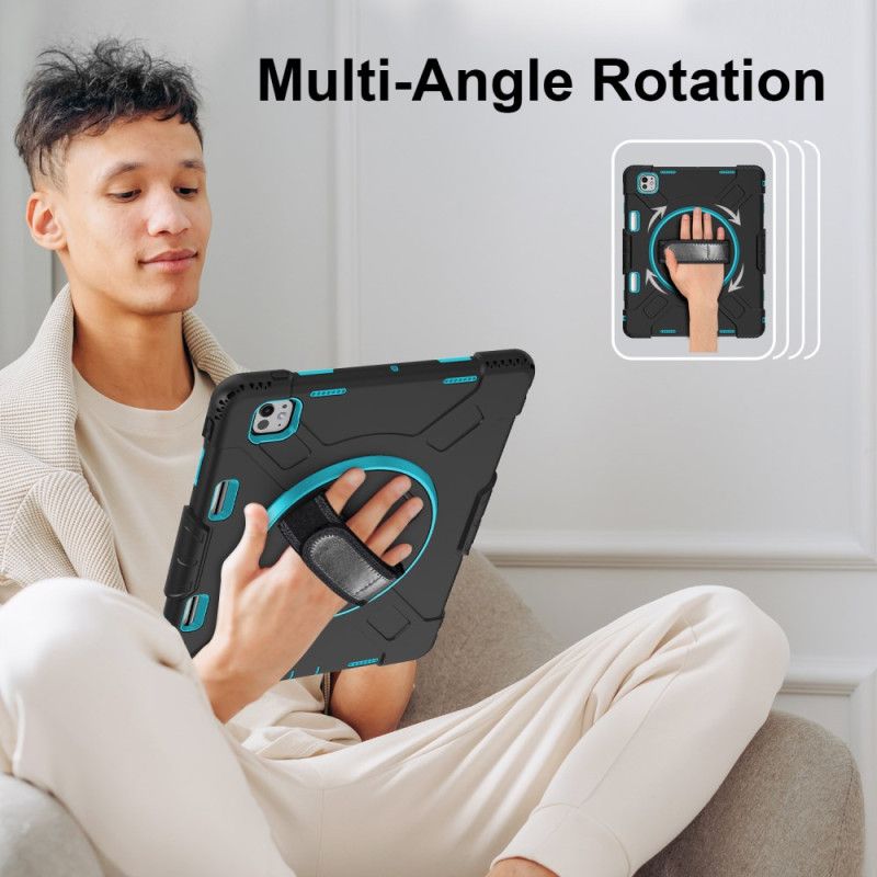 Kryt iPad Pro 13 (2025) Kryty Na Mobil Ultraodolný Stojánek A Ramenní Popruh